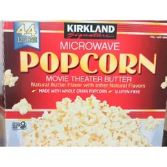 lốc 4 bắp KIRKLAND bằng lò vi sóng, 93,5G 1 gói, HSD :4/27