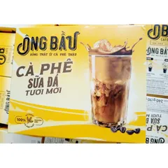 Cà phê sữa đá Ông Bầu 240g(10 gói) hsd: 5/7/2027