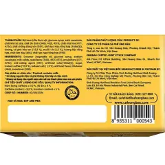 túi 660g cà phê ông bầu muối 30 gói x 22 g, hsd: 6/11/27