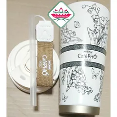 Ly giữ nhiệt inox 304 cà phê phố gold 500ml