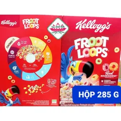 ngũ cốc Kellogg's Froot Loops DINOSAUR 285g, hsd:4/27