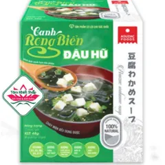Canh rong biển Asuzac nhiều vị hộp 10 gói RONG biển ASUZAC ,hsd :1/27