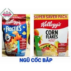 ngũ cốc Kellogg's Corn Flakes/frosties450/ 500gr, hsd:3/2/27