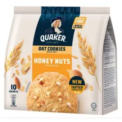 3 loại bánh Quy Quaker 250g(10 gói), hsd: 2/2027