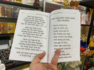 SỔ TAY  Kinh Phật Thuyết Đại Thừa Vô Lượng Thọ bìa mỏng