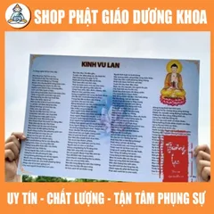10 TỜ Kinh Phật căn bản Kinh Vu Lan báo hiếu, kinh báo ân cha mẹ( hồi hướng công đức cho cha mẹ)  DƯƠNG KHOA SHOP