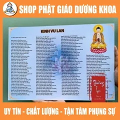 10 TỜ Kinh Phật căn bản Kinh Vu Lan báo hiếu, kinh báo ân cha mẹ( hồi hướng công đức cho cha mẹ)  DƯƠNG KHOA SHOP