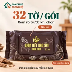 Khăn ướt bao sái bàn thờ hương trầm thơm dịu, tiện dụng vệ sinh bàn thờ đồ thờ cúng