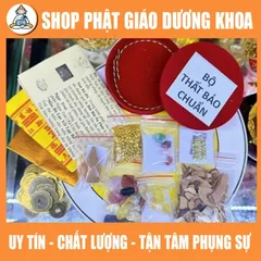CỰC RẺ, Bộ cốt thất bảo chuẩn, cốt bát nhang - Kèm Gỗ Ngũ Vị và Gạo Vàng, Nụ Trầm  DƯƠNG KHOA SHOP