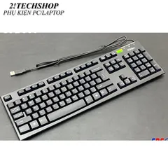 Bàn phím có dây Fuhlen L411 USB Black dành cho máy tính văn phòng, êm bền đẹp - chính hãng- BH 24T