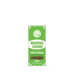 Nhanh xanh Trầm Hương 2 tấc (hộp 200g)