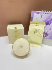 Set Phấn Nước Chống Nắng Cấp Ẩm Whoo Radiant White Moisture Cushion Foundation SPF50+/PA+++