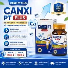 Tăng Chiều Cao Cho Mọi Lứa Tuổi -Viên uống Canxi PT PLUS- Nguyên Liệu Nhập Khẩu Từ Pháp (CHÍNH HÃNG)