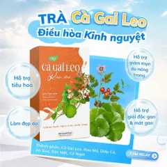 Trà Cà Gai Leo Rau Má Thanh Nhiệt Mát Gan – Hỗ Trợ Giải Độc Gan, Đẹp Da, Giảm Nóng Trong Hộp 30 Gói