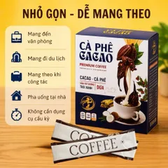 ☕ CÀ PHÊ CACAO – THỨC UỐNG HÀNG NGÀY DỄ UỐNG- Hộp 15 gói