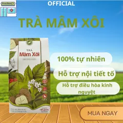 Trà Mâm Xôi Tứ Vị Túi Lọc Hộp 30 Gói   Mâm Xôi - Cỏ Ngọt - Cỏ Máu - Sâm Tố Nữ
