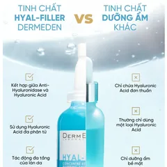 Tinh chất làm đầy nếp nhăn, hỗ trợ cấp ẩm cho da Hyal - Filler DermEden Plumping & Moisturising Concentrate 15% (30ml)
