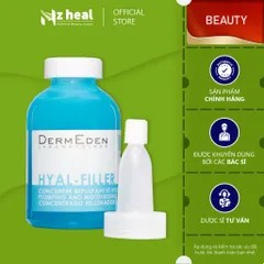 Tinh chất làm đầy nếp nhăn, hỗ trợ cấp ẩm cho da Hyal - Filler DermEden Plumping & Moisturising Concentrate 15% (30ml)