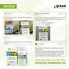 Viên uống tinh dầu Hoa Anh Thảo hỗ trợ cân bằng nội tiết tố nữ NzPurehealth Evening Primrose Oil 60 viên