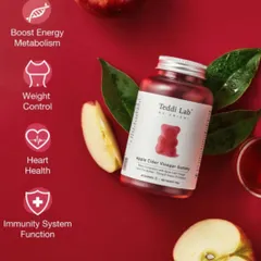 Kẹo dẻo giấm táo giảm cân Unichi Apple Cider Vinegar Gummy (60 viên)