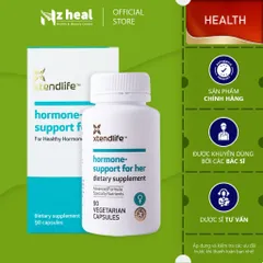 Bộ đôi tăng nội tiết, trẻ hóa da: Xtend-Life Hormone Support For Her + Nzpurehealth Sheep Placenta