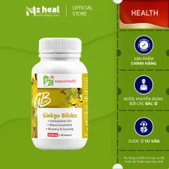 Viên uống bổ não, tăng cường trí nhớ, giảm căng thẳng NZPureHealth Ginkgo Biloba 30/100