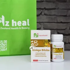 Viên uống bổ não, tăng cường trí nhớ, giảm căng thẳng NZPureHealth Ginkgo Biloba 30/100