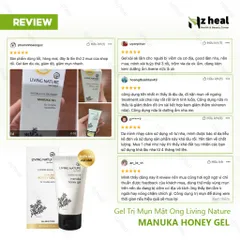 Gel chấm mụn Living Nature Manuka Honey Gel 10ml