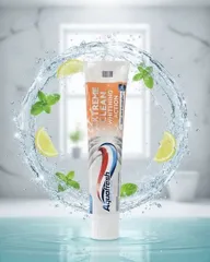 🦷 Kem đánh răng Aquafresh bảo vệ răng miệng toàn diện, set 3 tuýp 158g chính hãng