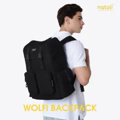 Balo Thời Trang Nam Nữ NATOLI Nhiều Ngăn Chống Nước Đi Học Đi Chơi - WOLFI BACKPACK B7