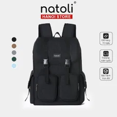 Balo Thời Trang Nam Nữ NATOLI Nhiều Ngăn Chống Nước Đi Học Đi Chơi - WOLFI BACKPACK B7