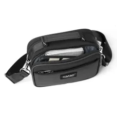 Túi Đeo Chéo Nam NATOLI Phối Da Chống Nước Thời Trang Cao Cấp - CLASSIC CROSSBAG T8