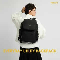 Balo thời trang Natoli B19 phá cách nhiều ngăn đựng laptop 15.6 inch tiện dụng chất liệu chống trượt nước