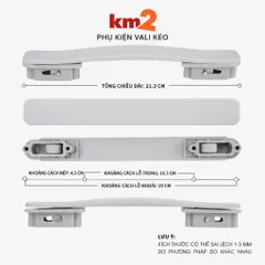 Quai Xách Tay Cầm Vali Kéo Lock Lock KakaShi Delsel Govanni Thay Thế Chất Lượng QXA2