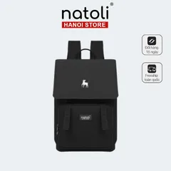 Balo laptop chống sốc cao cấp Natoli B23 gọn nhẹ, chống thấm nước, thời trang tiện dụng phù hợp đi học, đi làm, dã ngo
