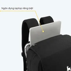 Balo laptop chống sốc cao cấp Natoli B23 gọn nhẹ, chống thấm nước, thời trang tiện dụng phù hợp đi học, đi làm, dã ngo