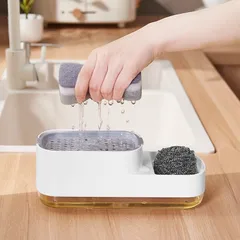 Hộp đựng nước rửa chén, bơm nước rửa chén tự động tiện lợi , tiết kiệm không gian. 850543