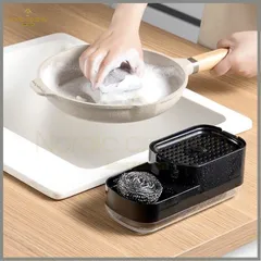 Hộp đựng nước rửa chén, bơm nước rửa chén tự động tiện lợi , tiết kiệm không gian. 850543