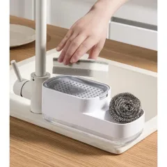 Hộp đựng nước rửa chén, bơm nước rửa chén tự động tiện lợi , tiết kiệm không gian. 850543