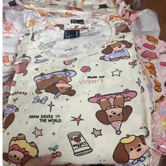 Đồ Bộ Tole Nữ Form Babydoll Tay Dài Quần Dài, Đồ Mặc Nhà Nữ Thoải Mái, Bộ Đồ Ngủ Nữ Dễ Thương