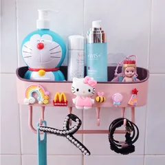 Kệ để đồ nhà tắm, phòng ngủ, nhà bếp cao cấp dán tường siêu chắc chắn hình dễ thương 850563