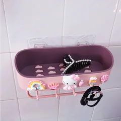 Kệ để đồ nhà tắm, phòng ngủ, nhà bếp cao cấp dán tường siêu chắc chắn hình dễ thương 850563