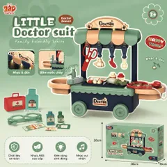 Đồ chơi xe đẩy bác sĩ ,đồ chơi nhập vai cho bé ,có pin nhạc
