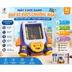 Đường Đua Xe Ô Tô Màn Hình Chuyển Động, Vô Lăng Điều Khiển Nhanh Tay Nhanh Mắt, Có Âm Thanh Vui Nhộn