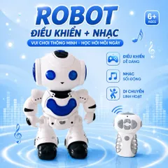 Robot điều khiển từ xa có nhạc cho bé