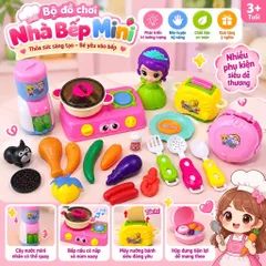 ( Túi ) Đồ chơi nấu ăn mini cho bé gái , đồ chơi nhập vai chủ đề nấu ẳn