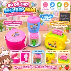 ( Túi ) Đồ chơi nấu ăn mini cho bé gái , đồ chơi nhập vai chủ đề nấu ẳn