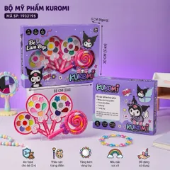 Bộ Đồ Chơi Trang Điểm Cho Bé Gái Make Up Set Gấu Hồng – Bộ Mỹ Phẩm Đồ Chơi Trẻ Em 3+ – Quà Tặng Bé Gái