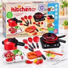 Bộ đồ chơi nấu ăn nhà bếp cho bé , Bếp sài pin aa mô phỏng âm thanh mô phỏng chân thực , giúp bé nhập vai siêu vui
