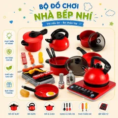 Bộ đồ chơi nấu ăn nhà bếp cho bé , Bếp sài pin aa mô phỏng âm thanh mô phỏng chân thực , giúp bé nhập vai siêu vui
